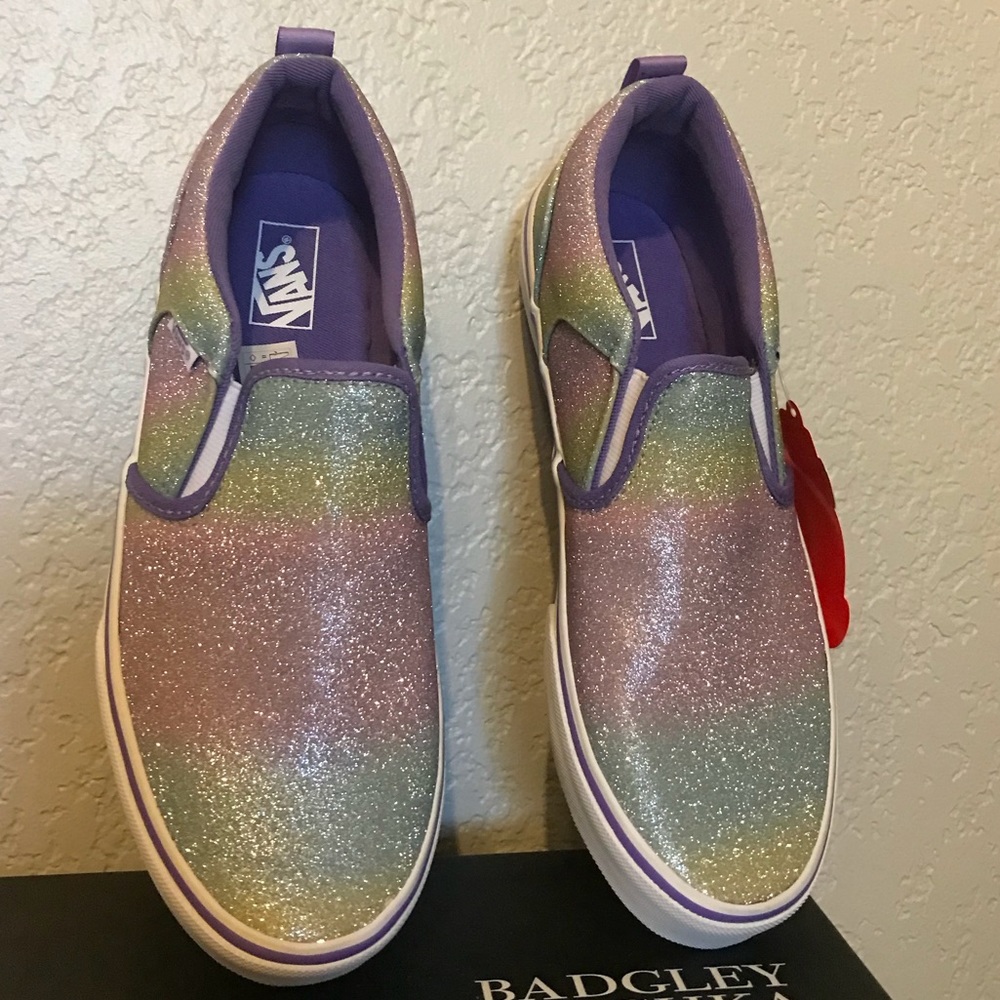 Vans Asher Girls' Shoe ✨GLITTER✨